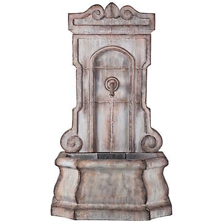 Reflection Creek Green Stone Bronze Wall Fountain - #6V259 www.lampsplus.com