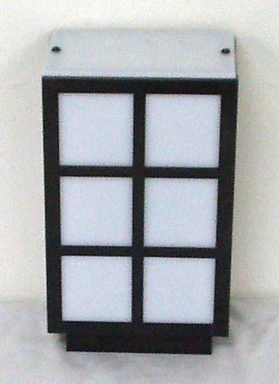 Bronze Modern Geometric Outdoor Wall Lantern