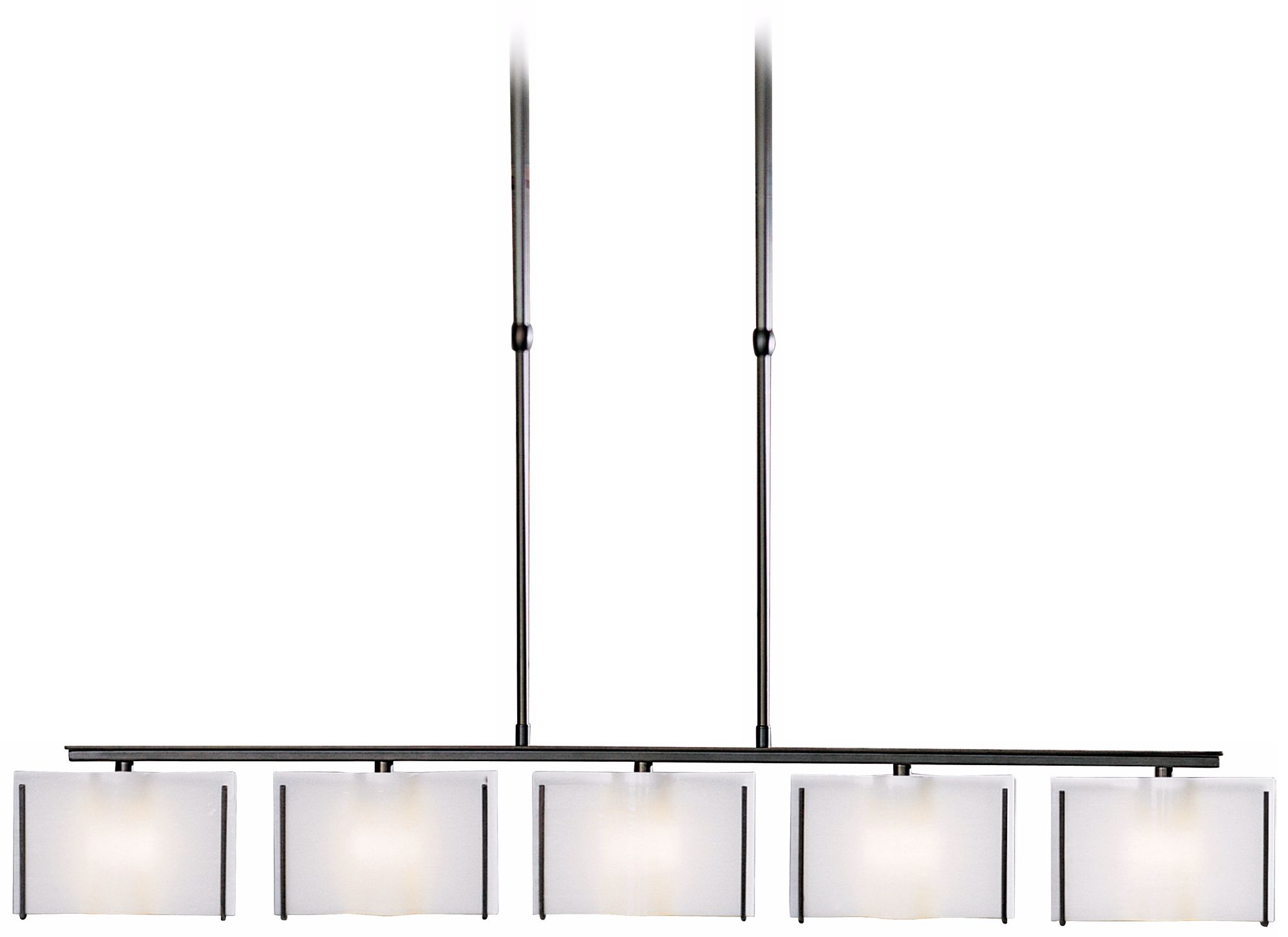 Hubbardton Forge Exos 5-Light Large Wrought Iron Chandelier