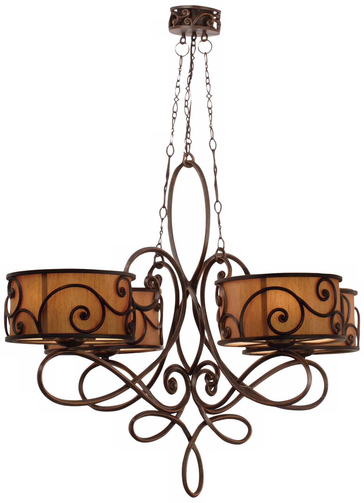 Windsor Collection Stained Mica 20-Light Chandelier