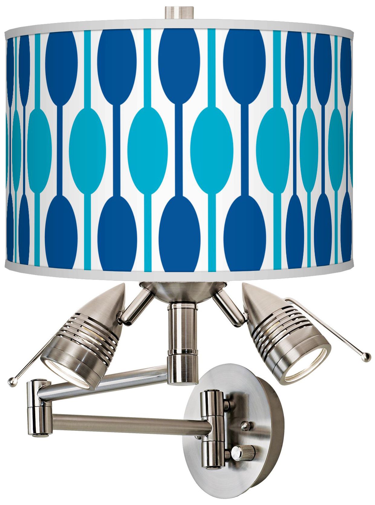 Jet Set Giclee Swing Arm Wall Light