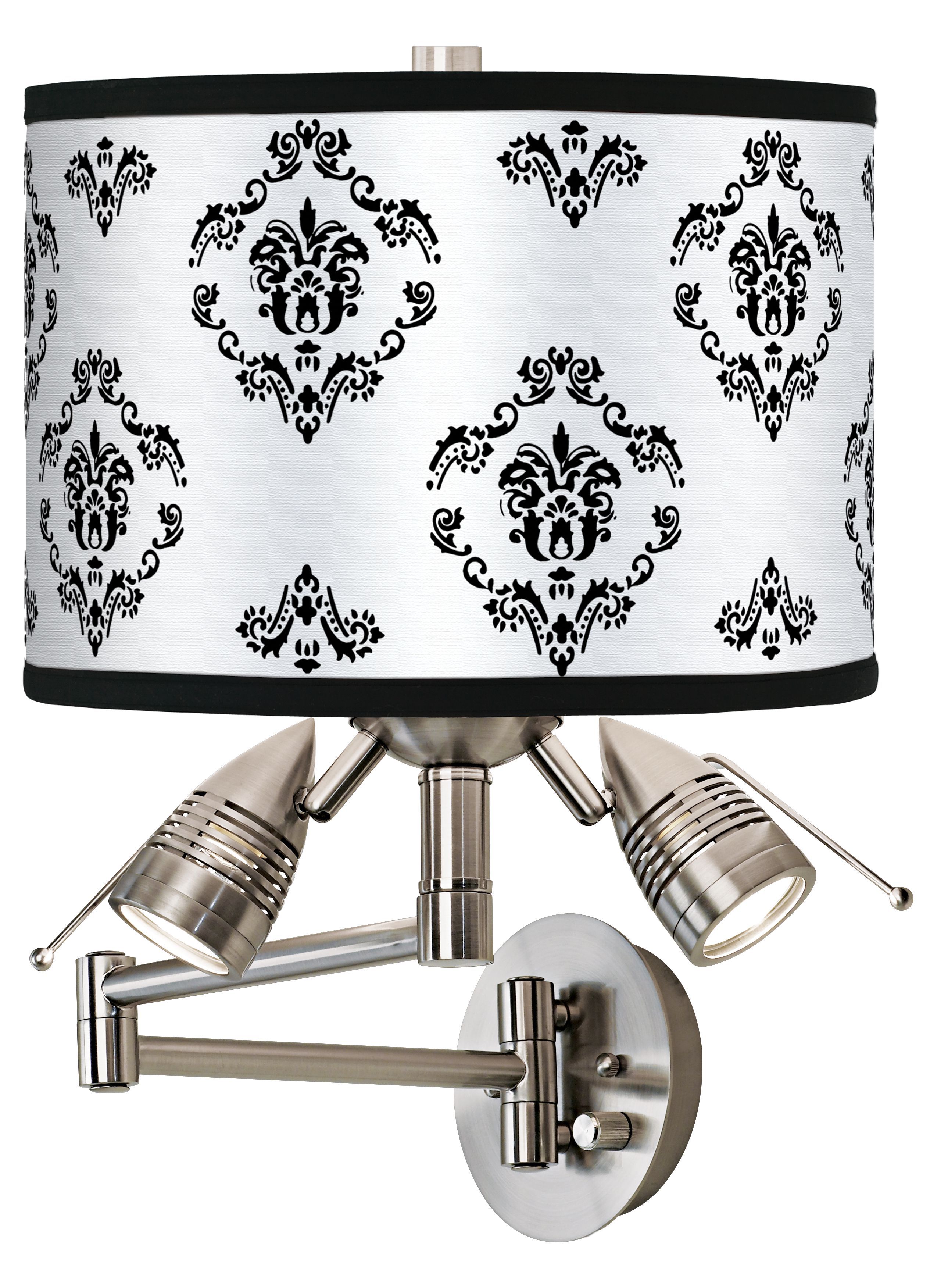 French Crest Giclee Swing Arm Wall Light