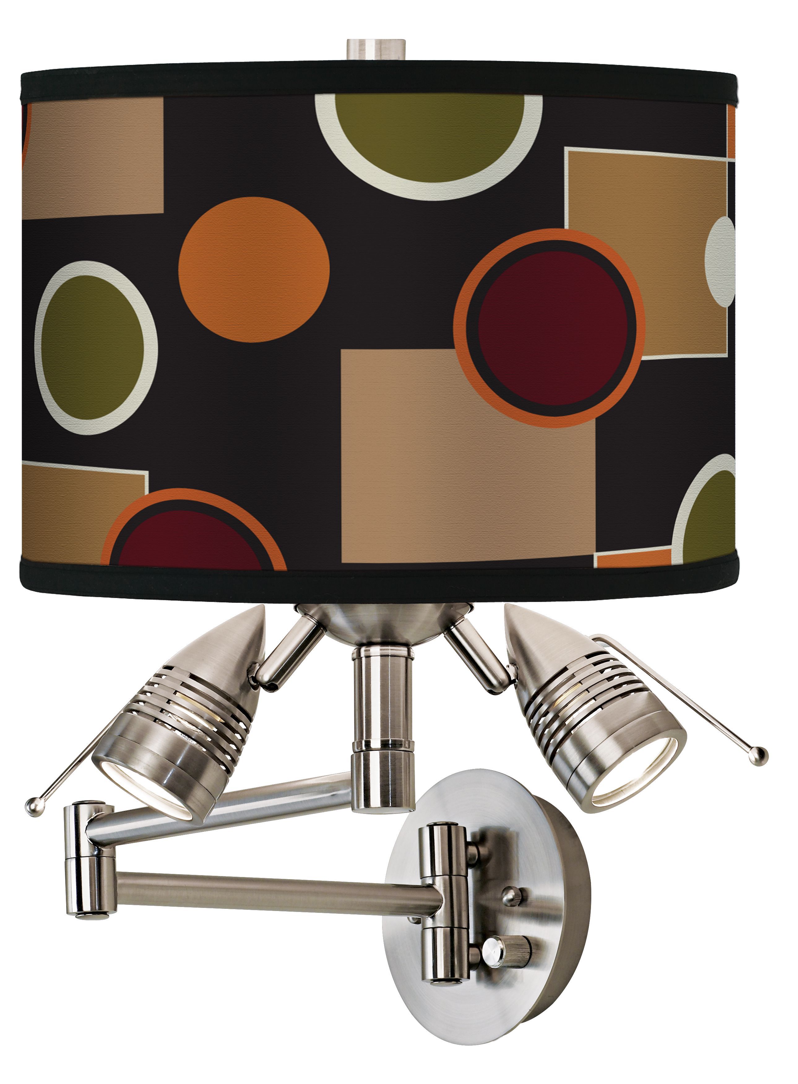 Retro Medley Giclee Swing Arm Wall Light