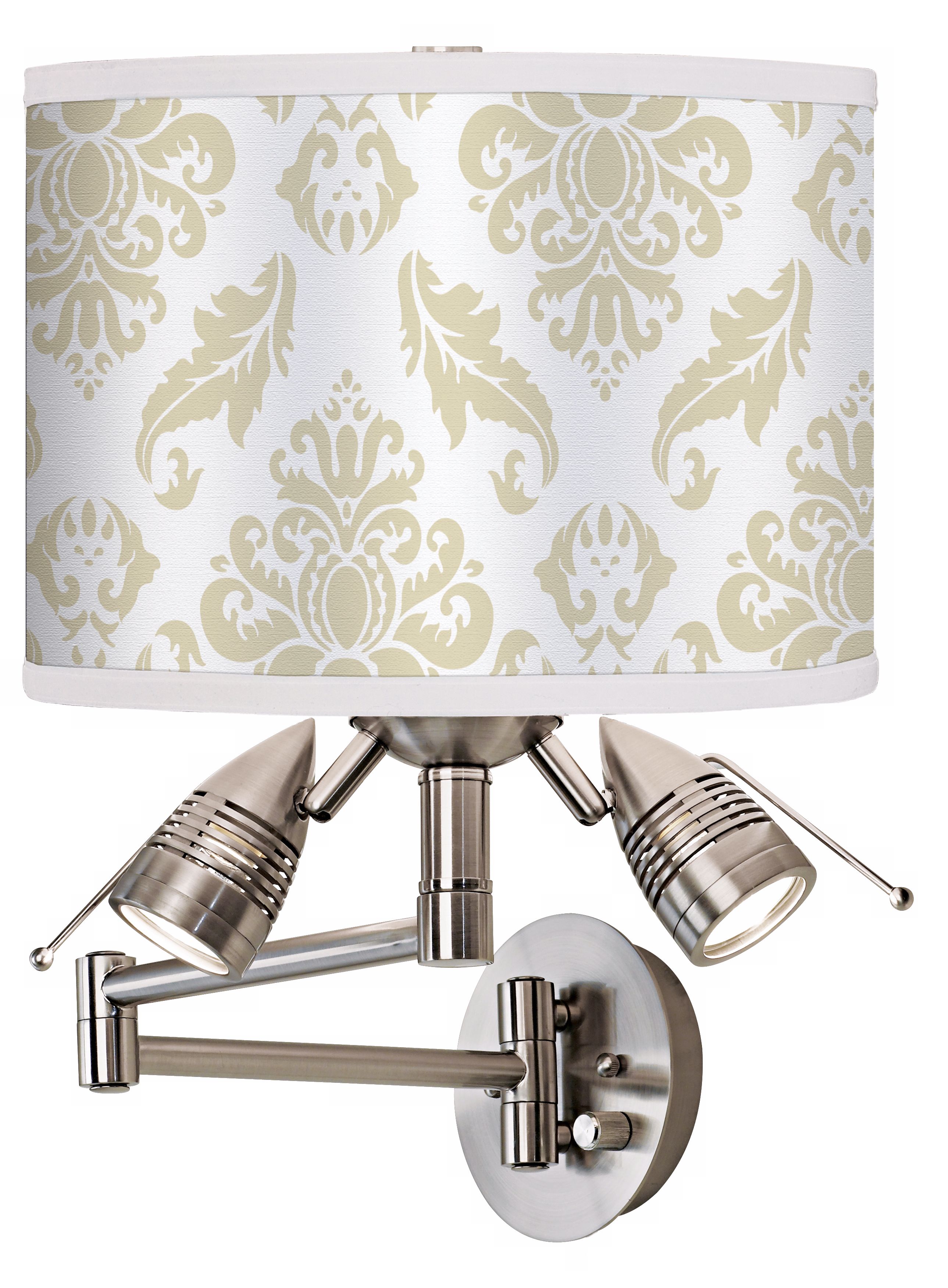 Champagne Filigree Giclee Swing Arm Wall Light