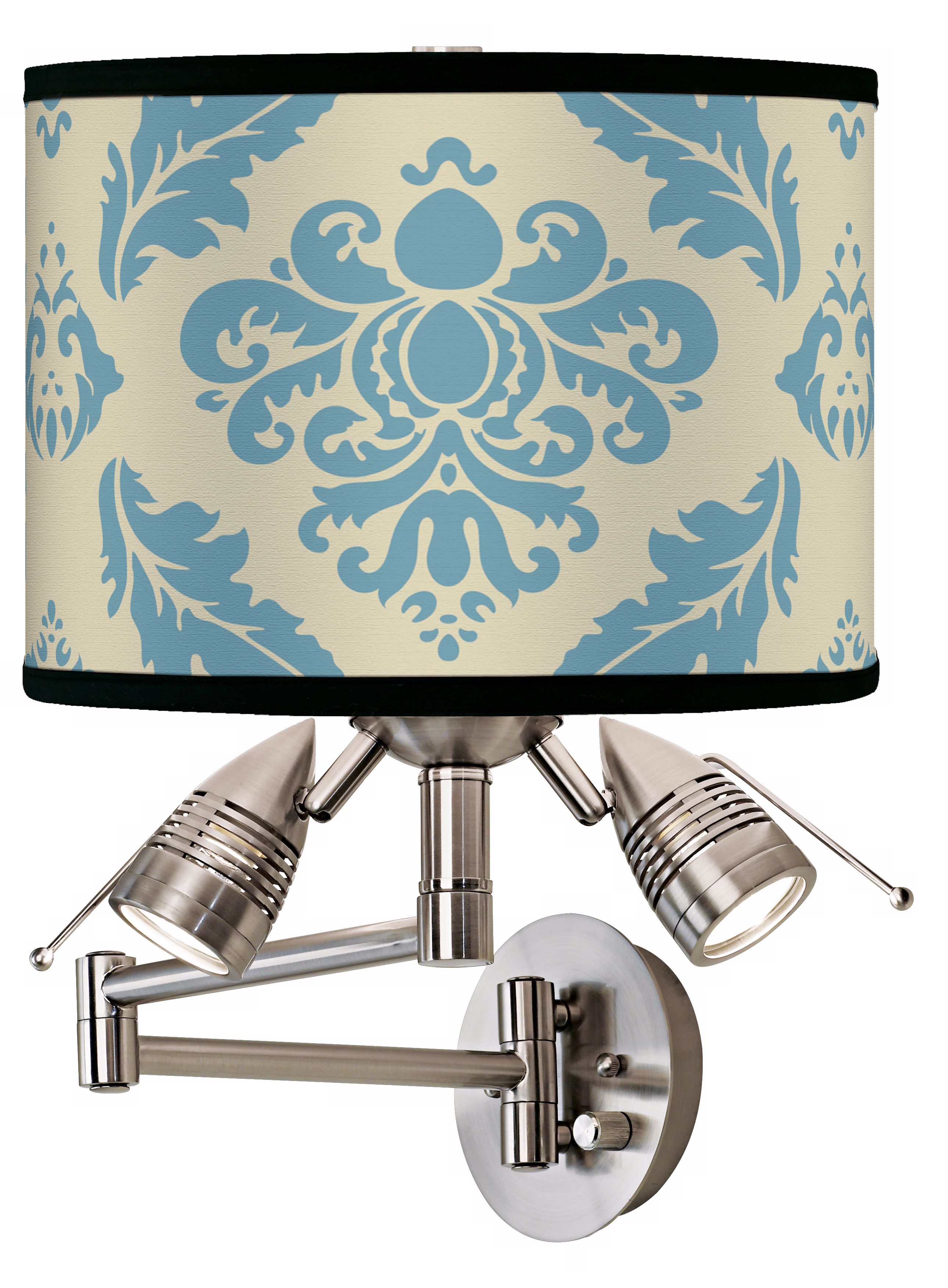 Azure Crest Giclee Swing Arm Wall Light