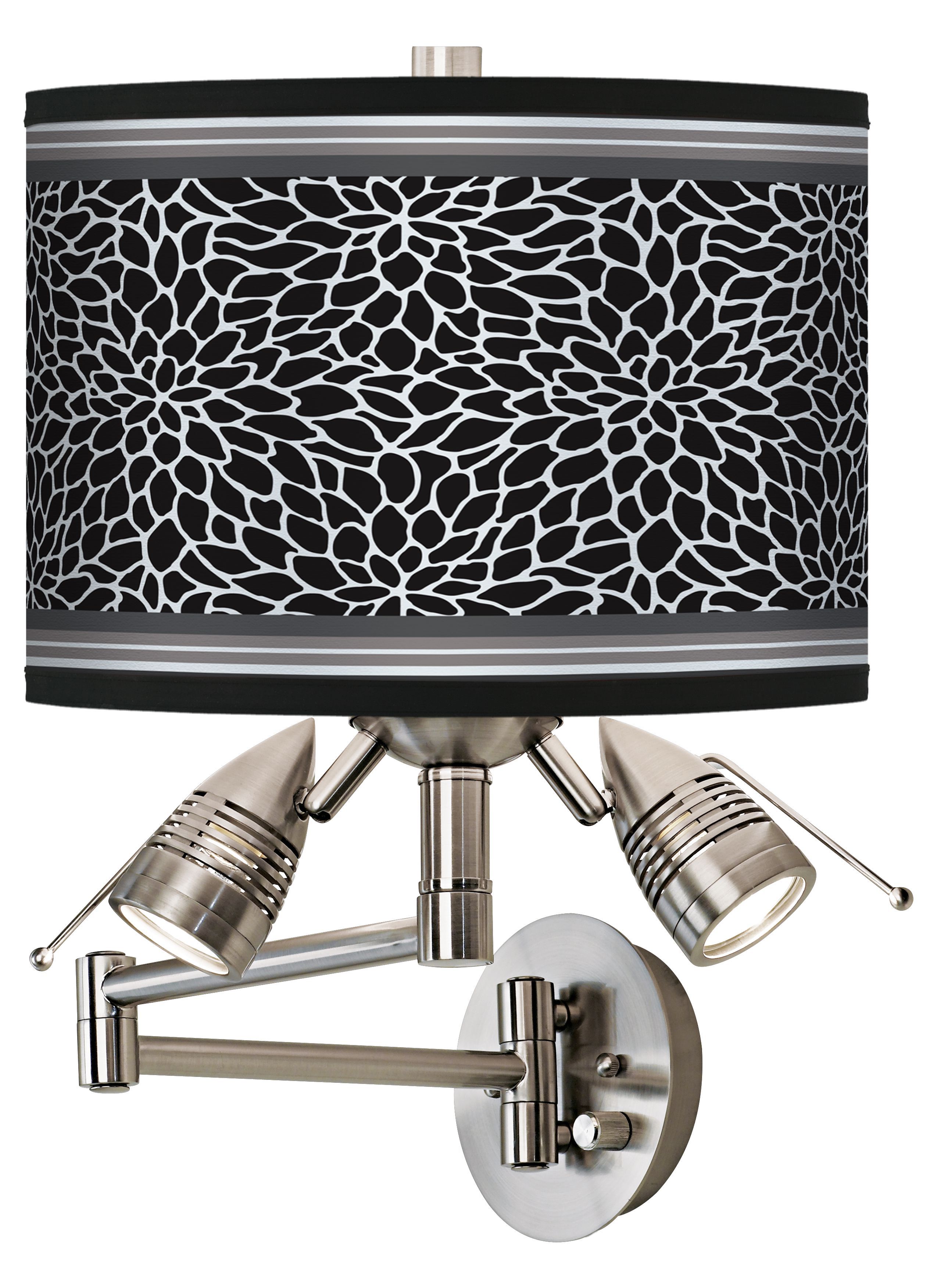 Stacy Garcia Metropolitan Dahlia Giclee Swing Arm Wall Light