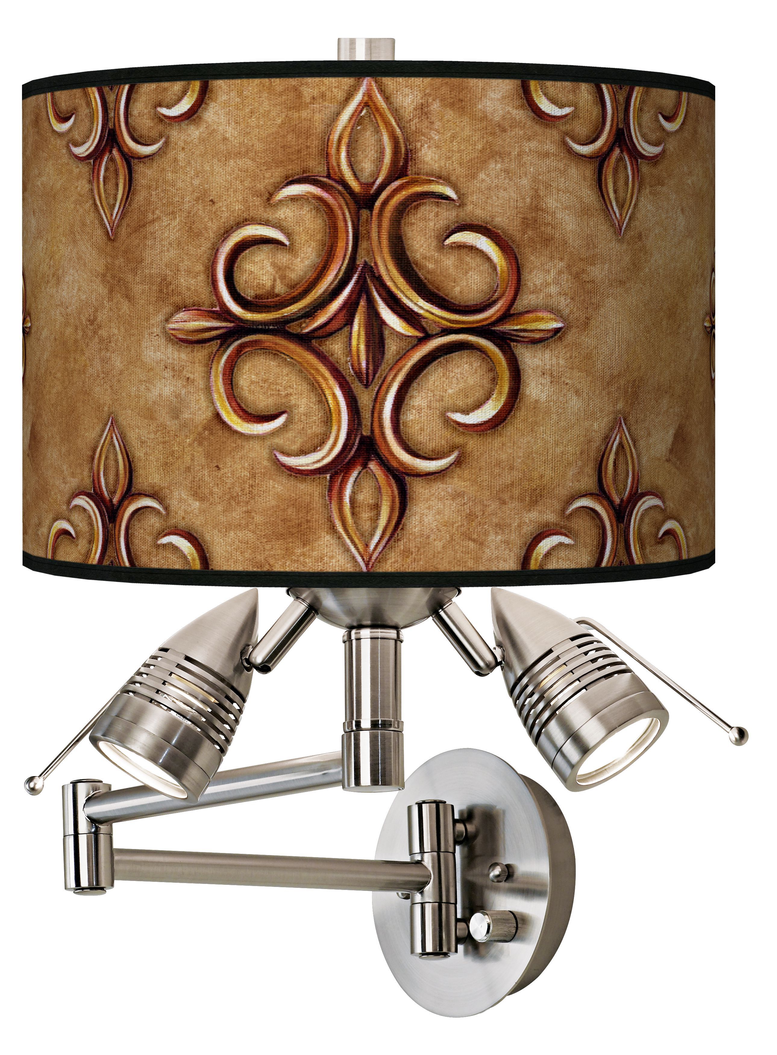 Estate Nutmeg Giclee Swing Arm Wall Light