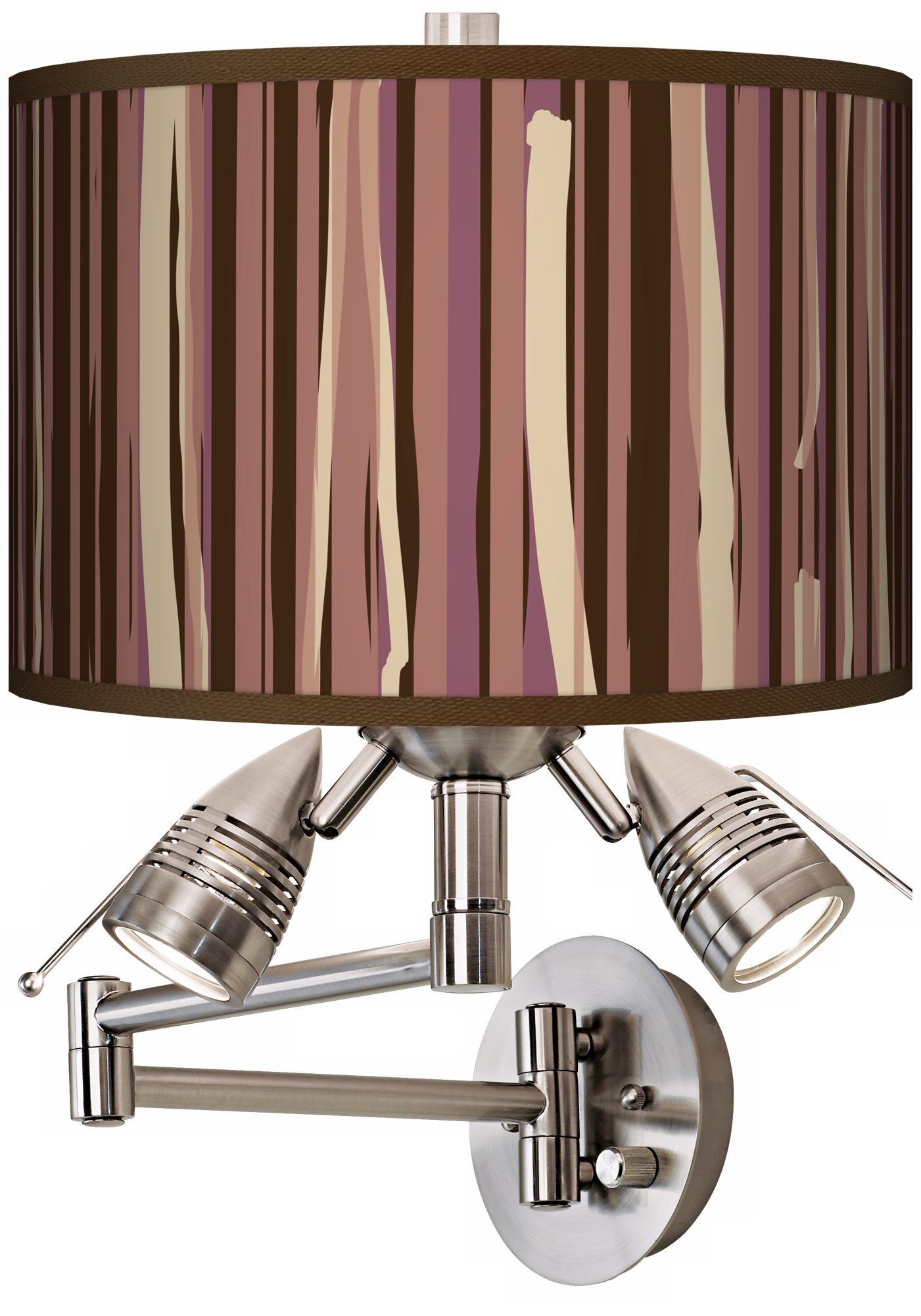 Kalahari Lines Giclee Swing Arm Wall Light