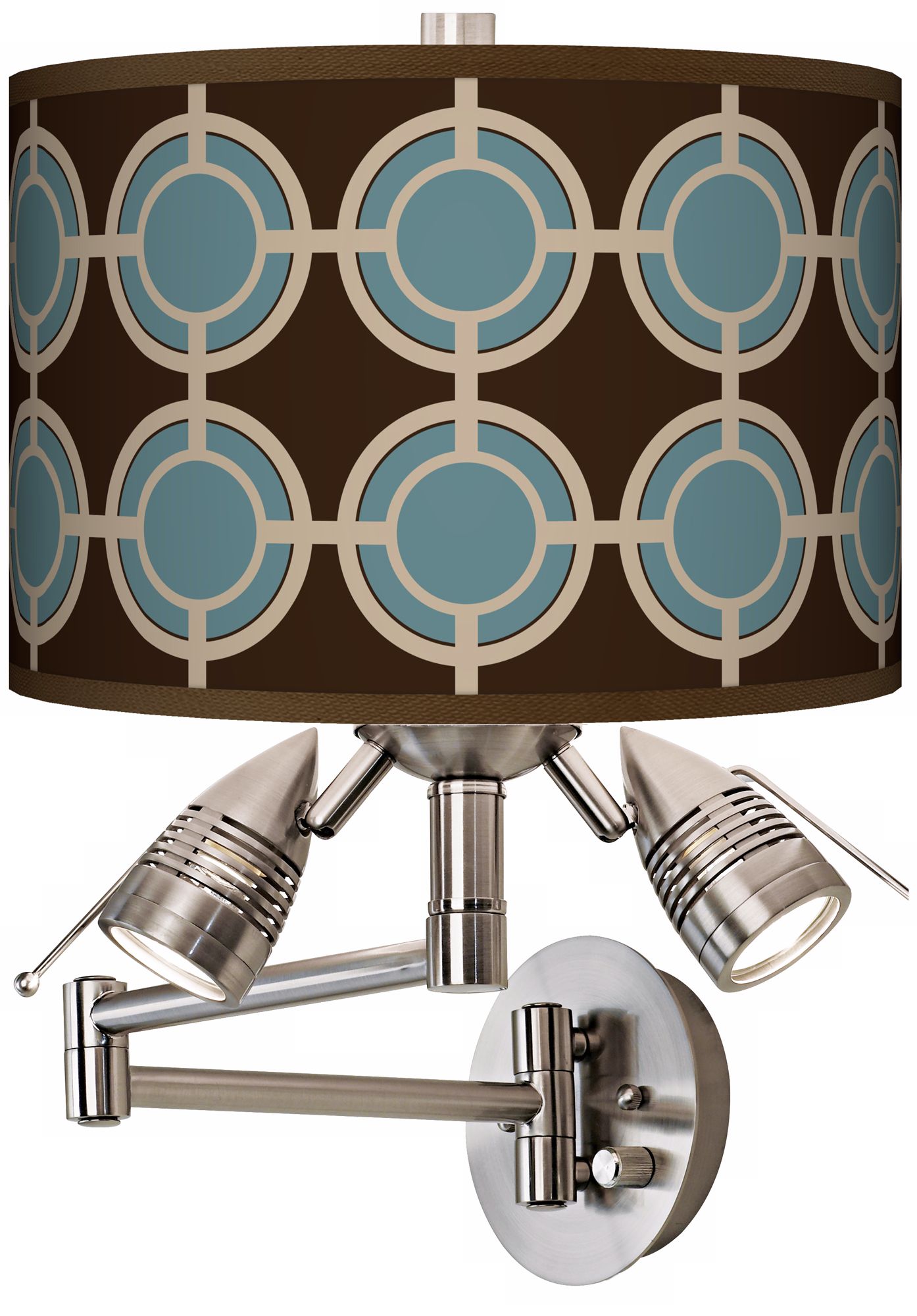 Stacy Garcia Porthole Giclee Swing Arm Wall Light