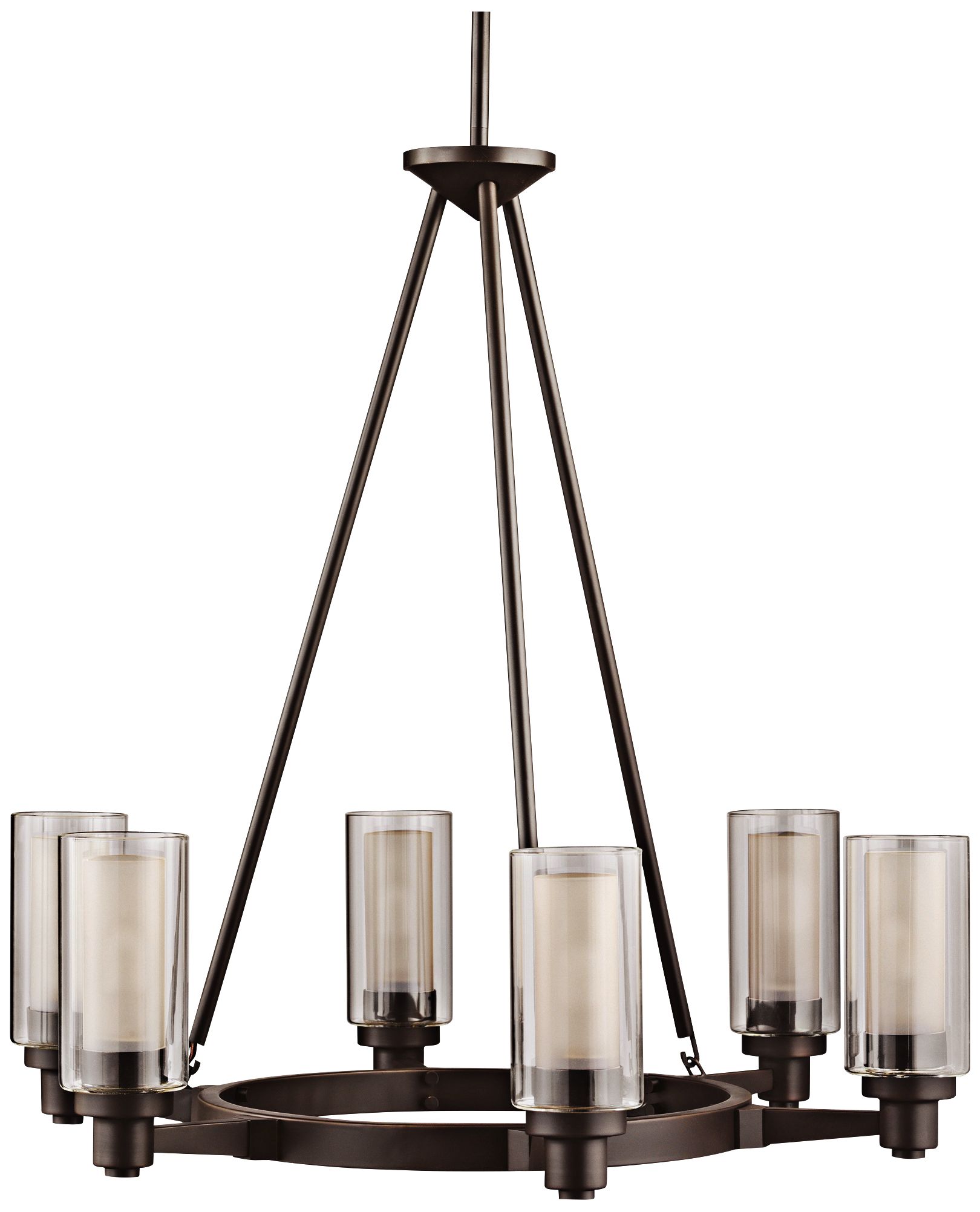 Circolo Collection Olde Bronze 26" Wide Chandelier