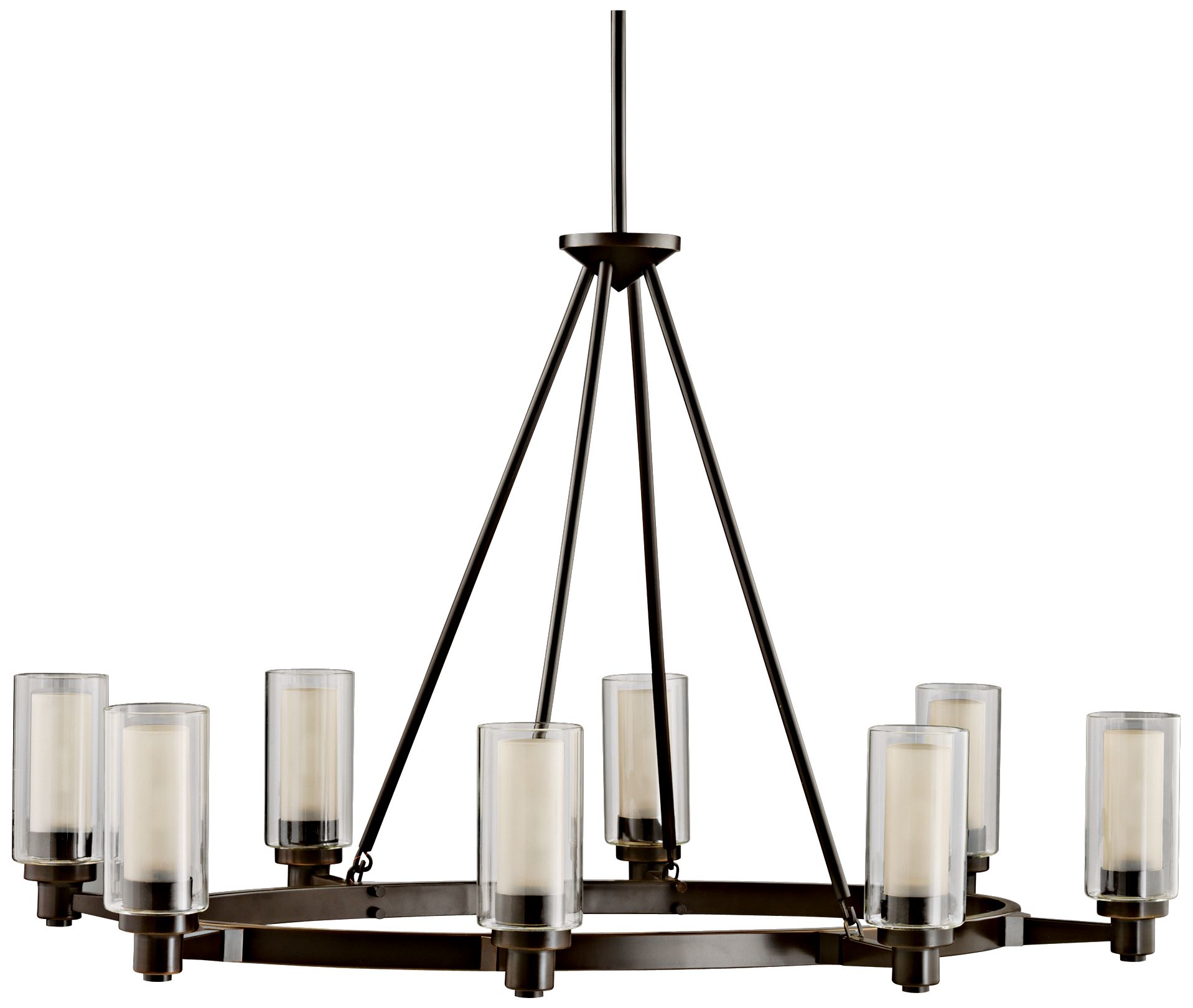 Circolo Collection Olde Bronze 35 1/2" Wide Oval Chandelier