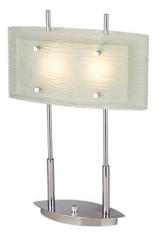 Possini Euro Charles Street Tiered Slumped Glass Desk Lamp 81492