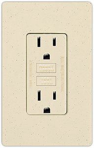 Lutron Diva Limestone SC 15A 125V GFCI Receptacle