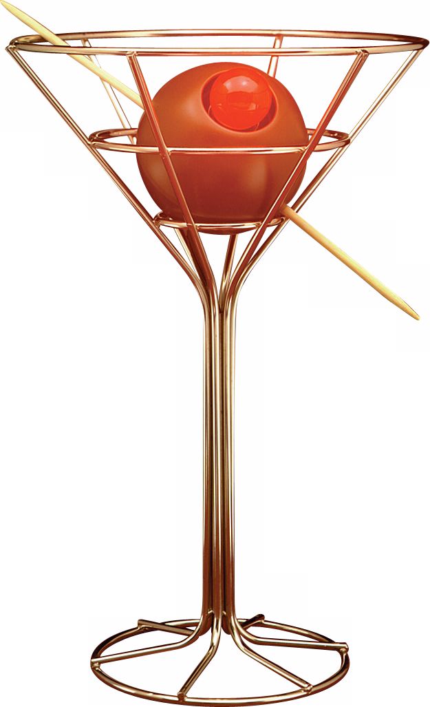 Tall Martini Accent Table Lamp