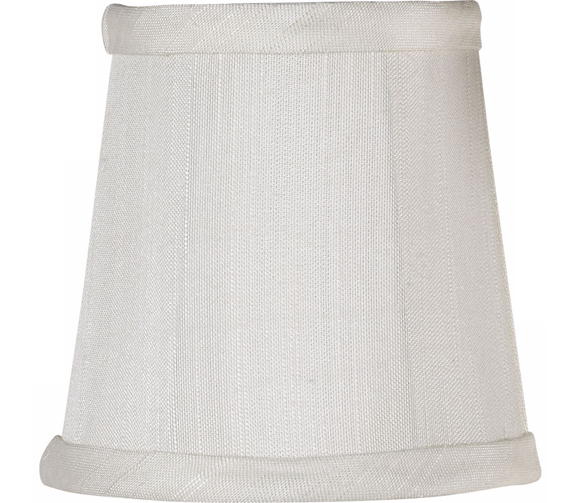 Creme Fabric Lamp Shade 3x4x4 (Clip-On)
