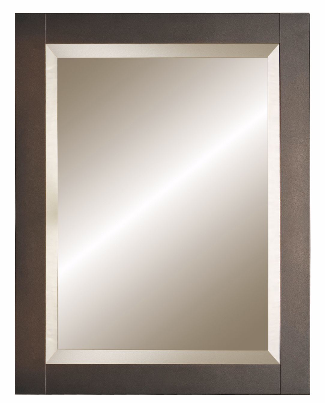 Hubbardton Forge Mahogany Finish 27 3/4" High Wall Mirror