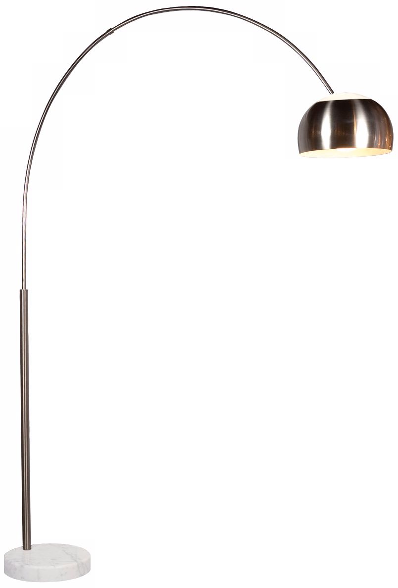 Sonneman Adjustable Satin Nickel Arc Floor Lamp