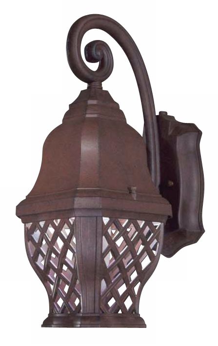 British Isle 14 3/4" High Bronze Outdoor Wall Light