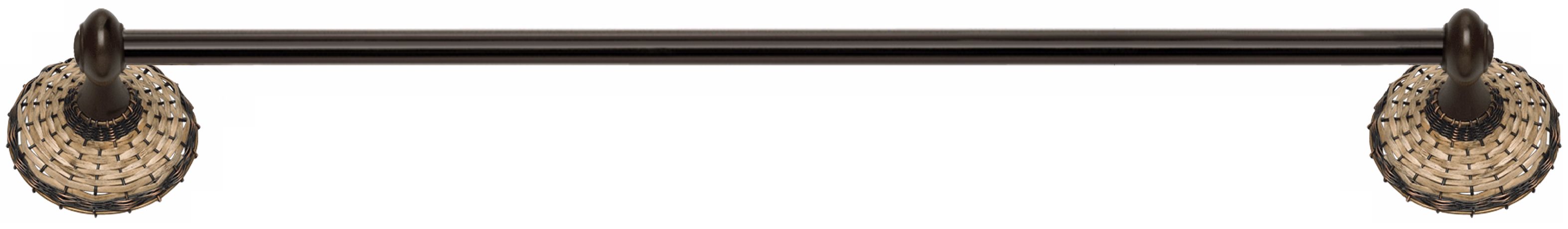 Hamptons Oil-Rubbed Bronze 24" Wide Towel Bar