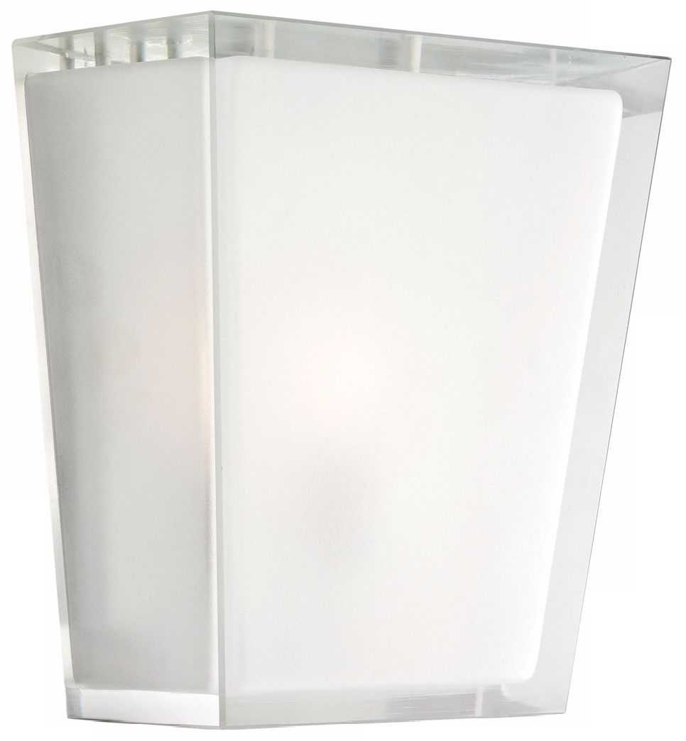 Satin Etched 8" High Wall Sconce