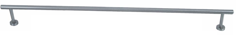 Linea Brushed Nickel 24" Wide Bath Towel Holder