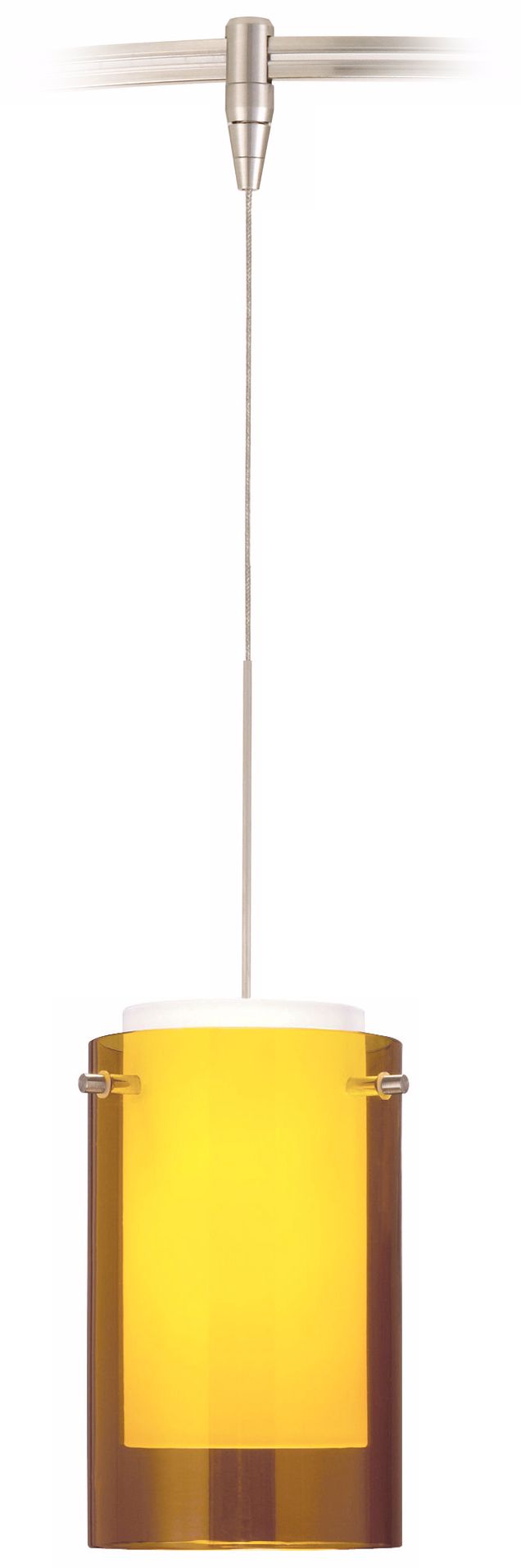 Echo Steel Amber Tech Lighting MonoRail Pendant