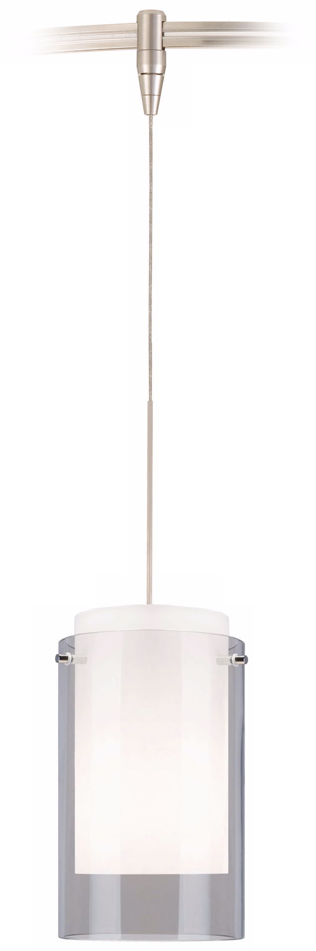 Tech Lighting Satin Nickel Smoke Shade MonoRail Pendant Track