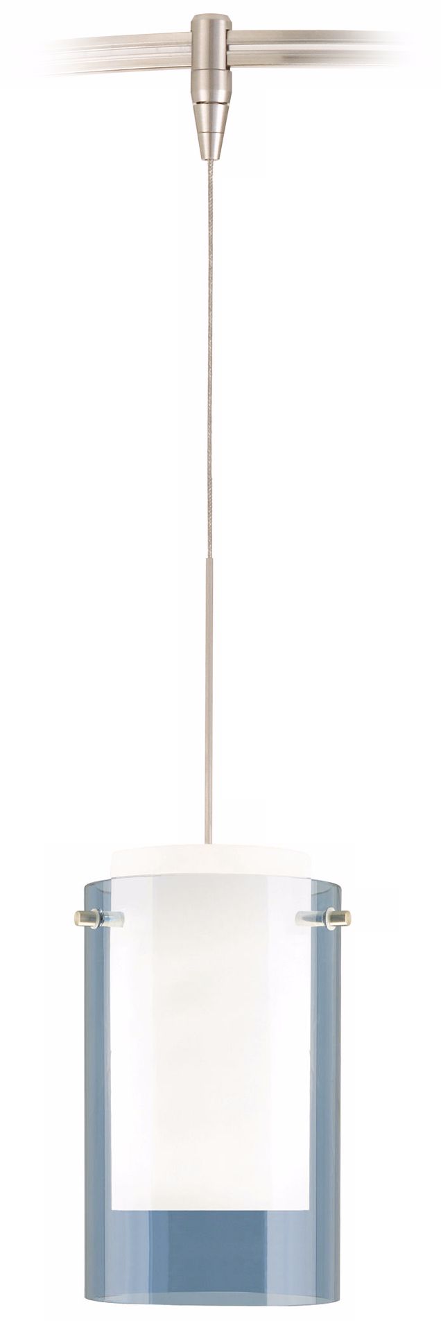 Echo Steel Blue Satin Nickel Tech Lighting MonoRail Pendant