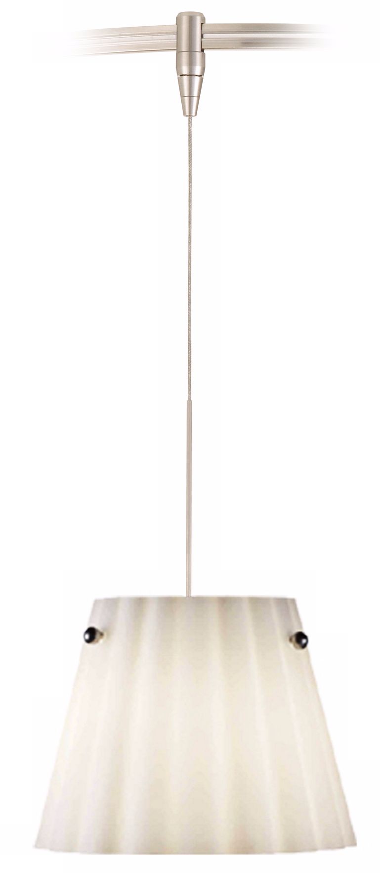Pleat Frost Murano Glass Tech Lighting MonoRail Pendant