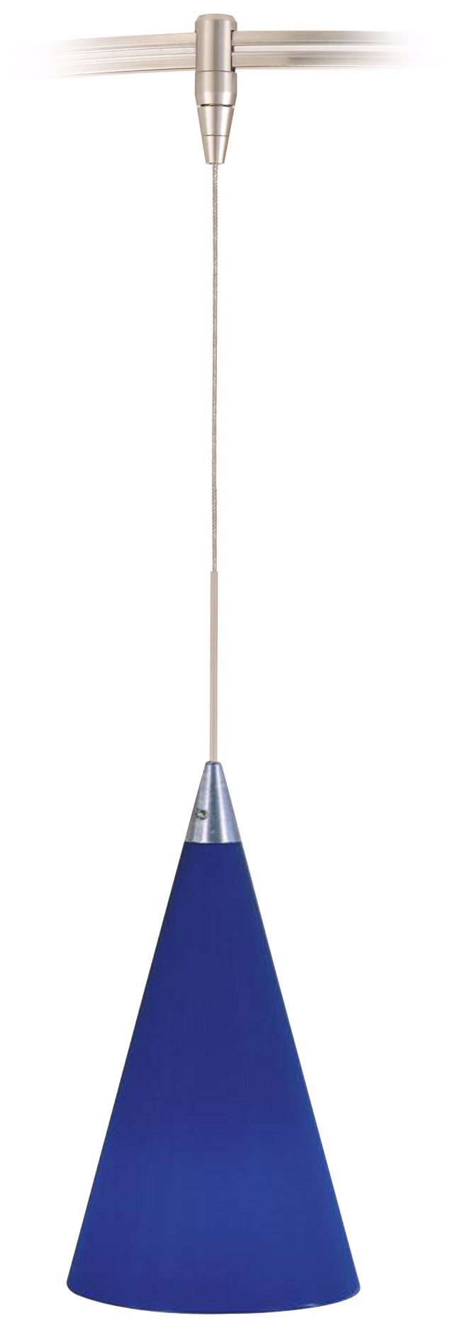 Cone Collection Blue Glass Tech Lighting MonoRail Pendant