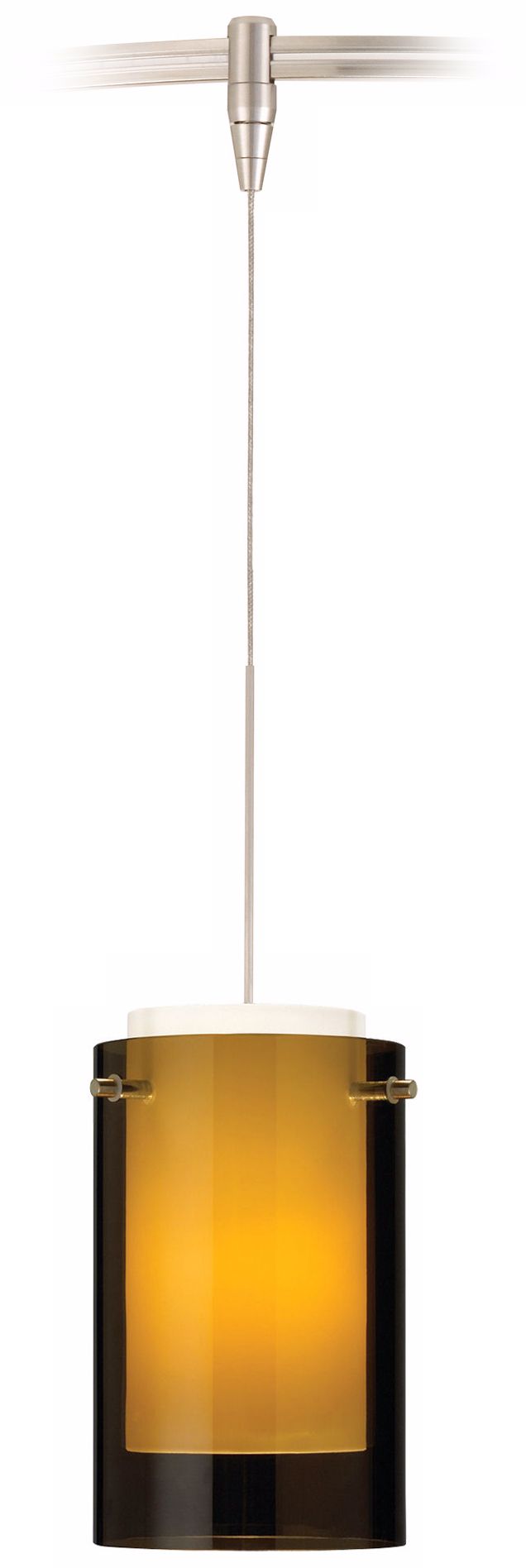 Echo Havana Brown Satin Nickel Tech Lighting MonoRail Pendant