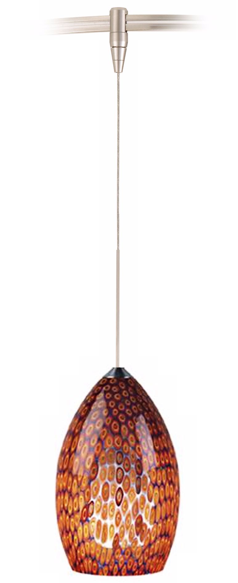 Cardinal Murano Glass Tech Lighting MonoRail Pendant