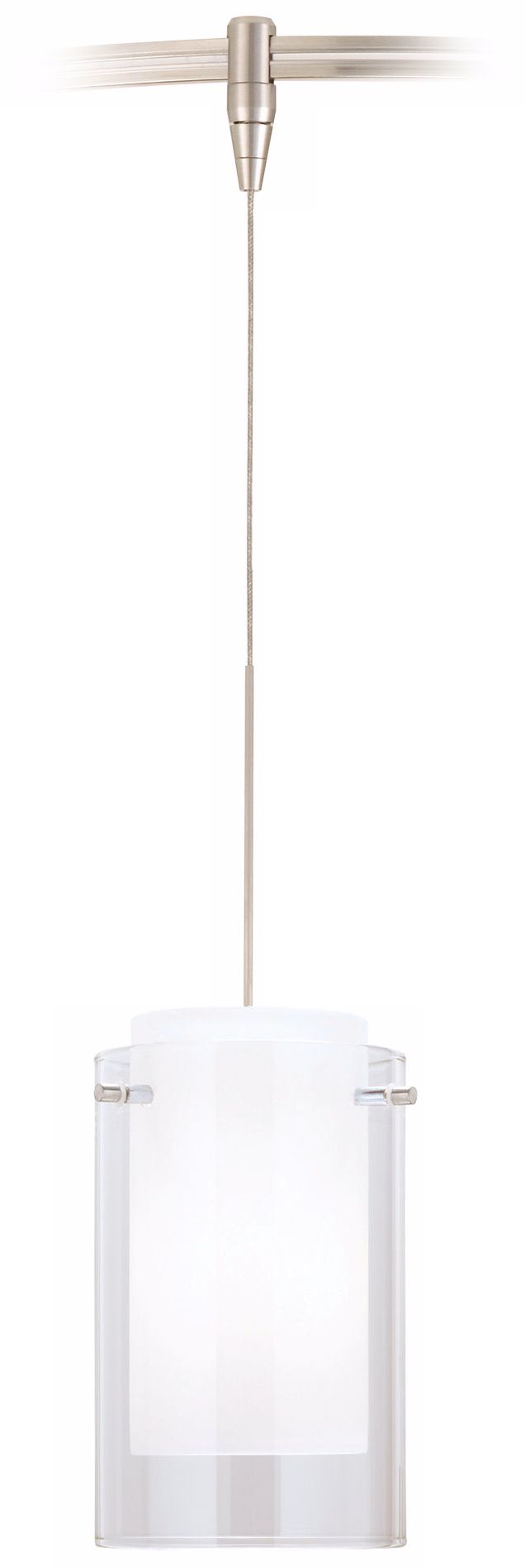 Echo Clear Satin Nickel Tech Lighting MonoRail Pendant