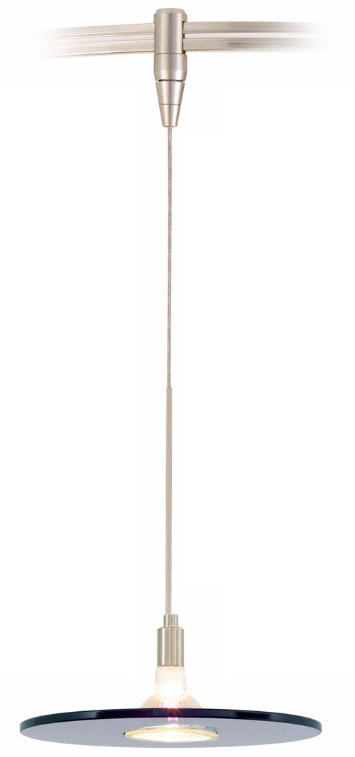 Biz Steel Blue Satin Nickel Tech Lighting MonoRail Pendant