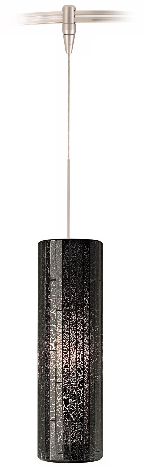 Peyton Brown Glass Satin Nickel Tech Lighting MonoRail Pendant