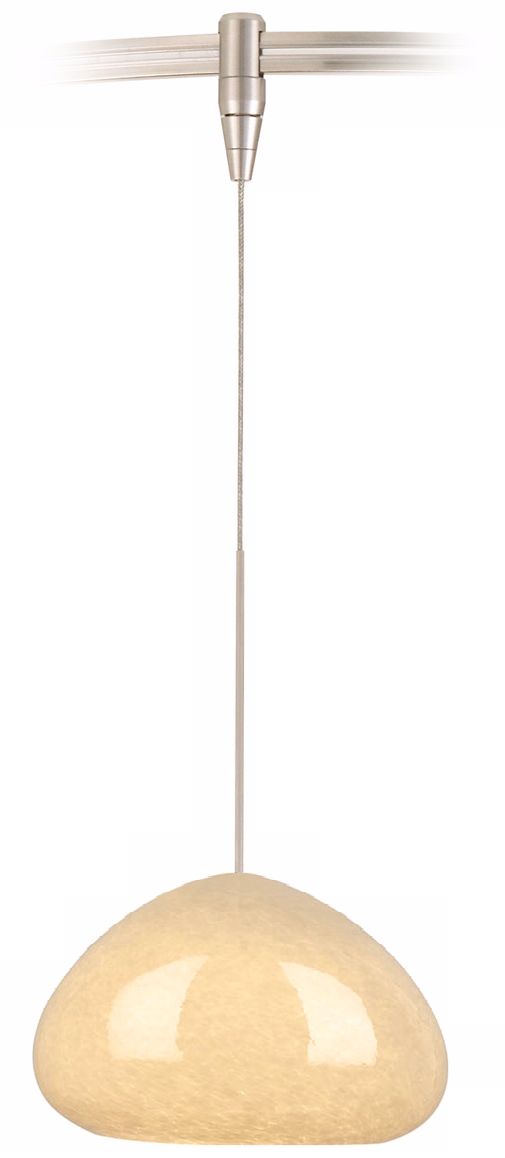 River Rock Round Sand Nickel Tech Lighting MonoRail Pendant
