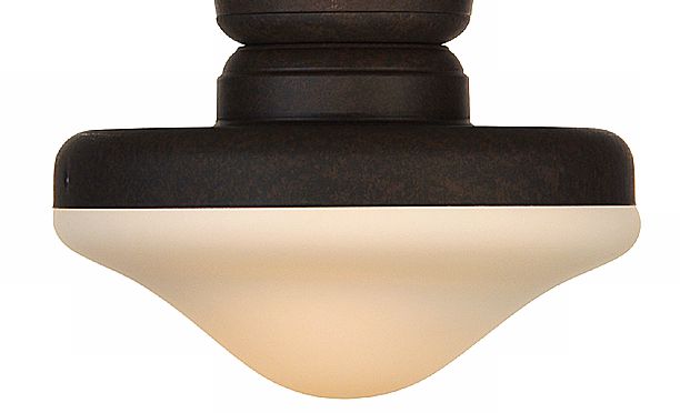 Black Rust Pull-Chain Ceiling Fan Light Kit