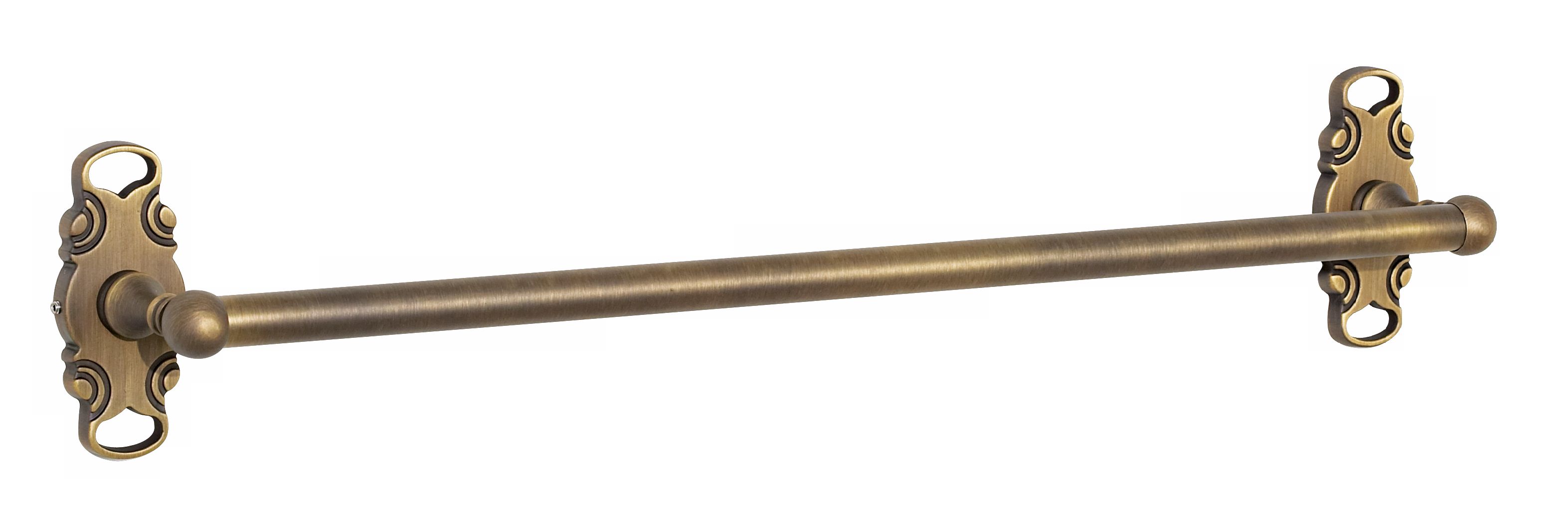 Antique English Finish French Curve 18" Towel Bar