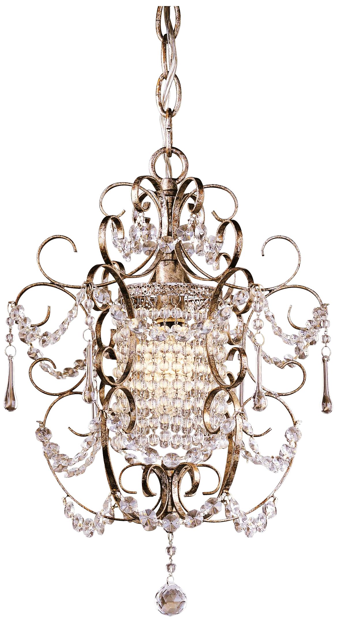 Minka Lavery French Silver 11" Wide Mini Chandelier