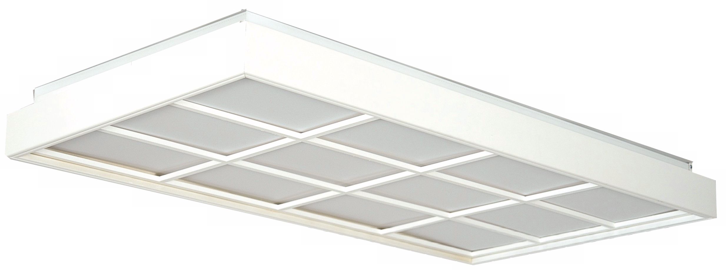 White Finish 48" Length 24" Wide Kitchen Light