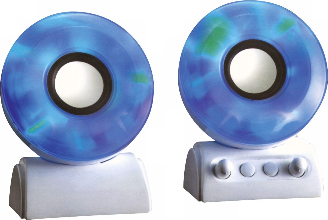 Twin Sphere LED Speakers and Light Show