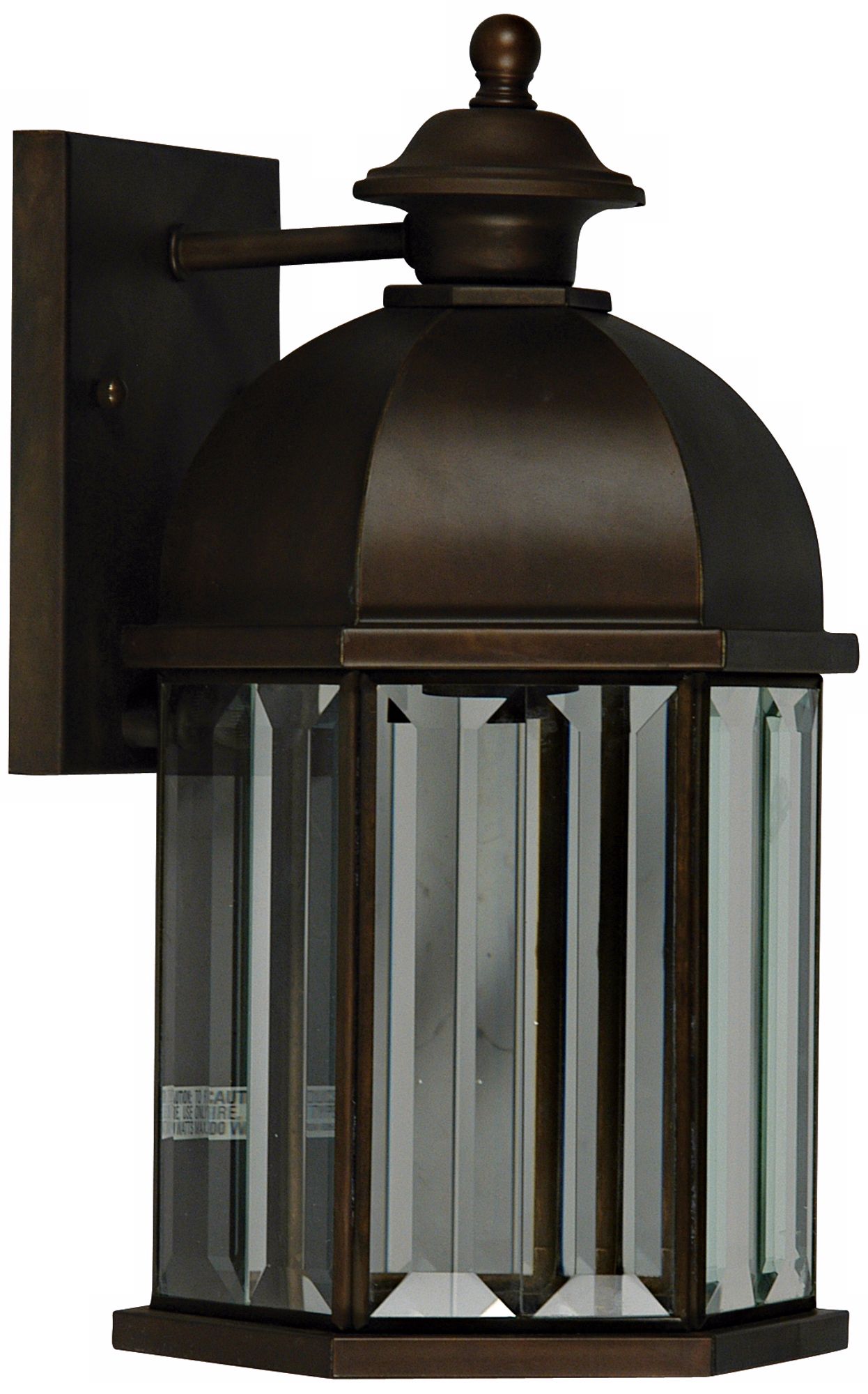 Bronze Finish 12" High Outdoor Wall Light