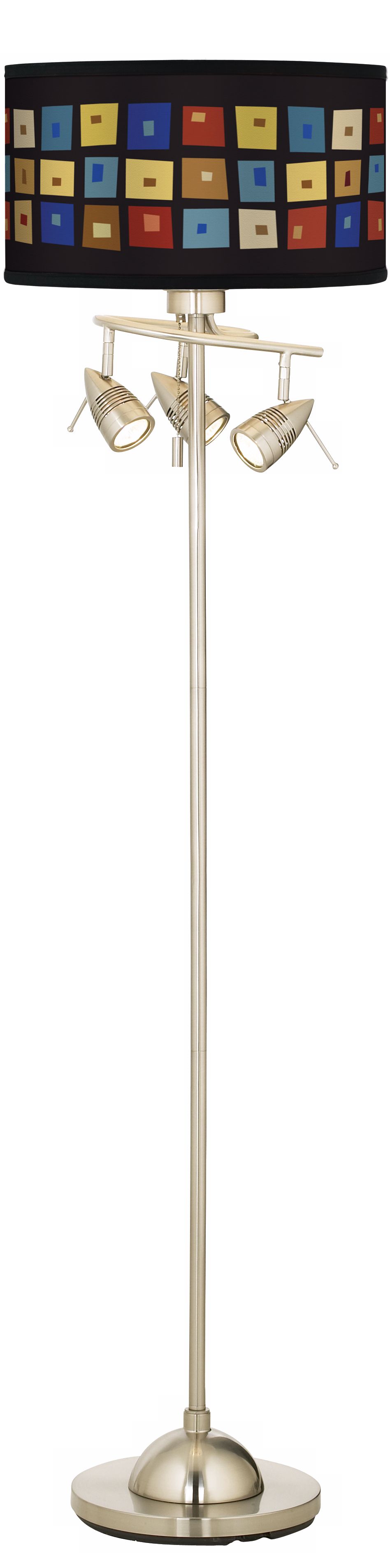 Palette Squares Giclee 4 Light Floor Lamp