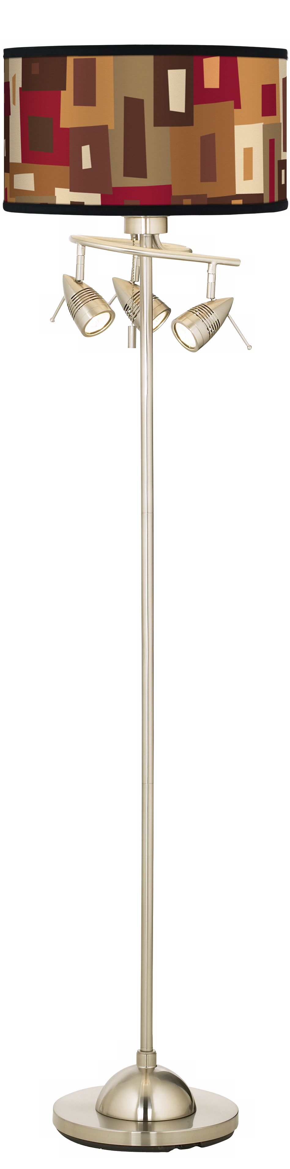 Earth Palette Giclee 4 Light Floor Lamp
