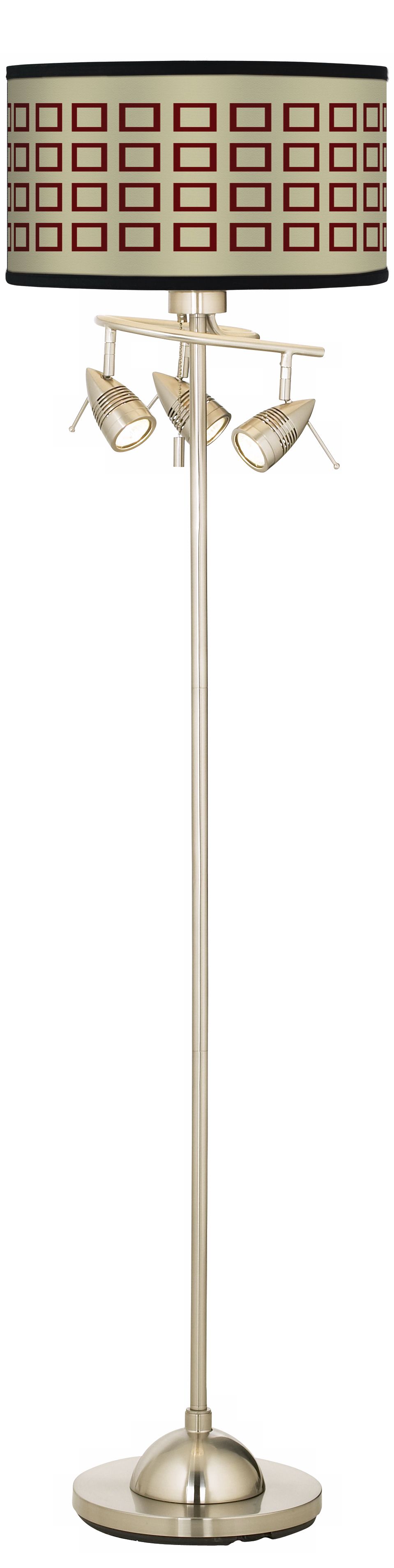 Simply Squares Giclee 4 Light Floor Lamp
