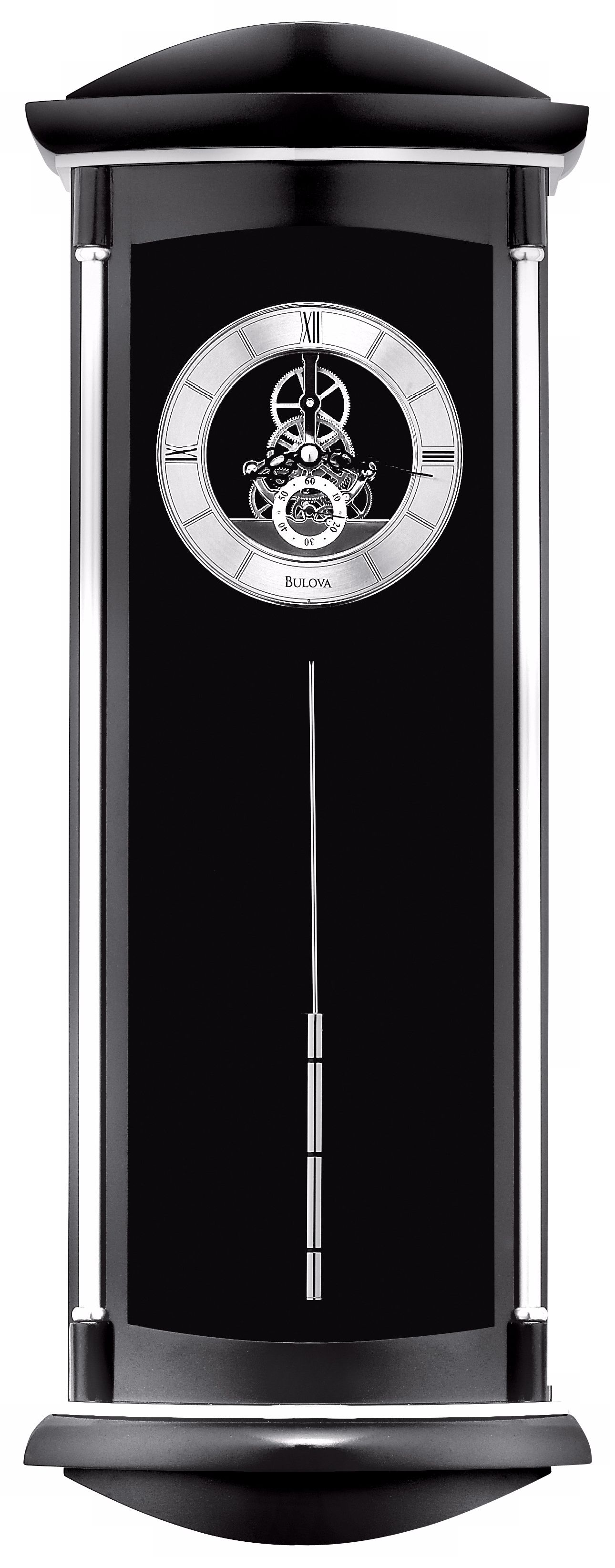 Bulova Vista Wooden 24" High Wall Clock
