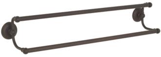 Euro Style Oil Rubbed Bronze 24 Wide Double Towel Bar 84147