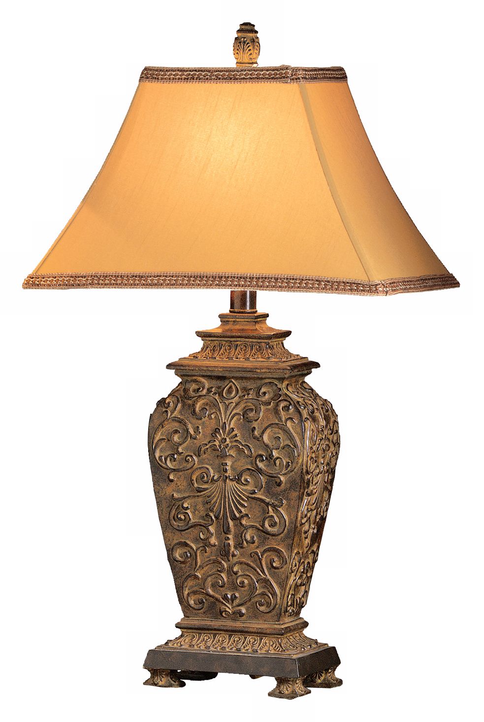Blackburn Ornate Carved Table Lamp