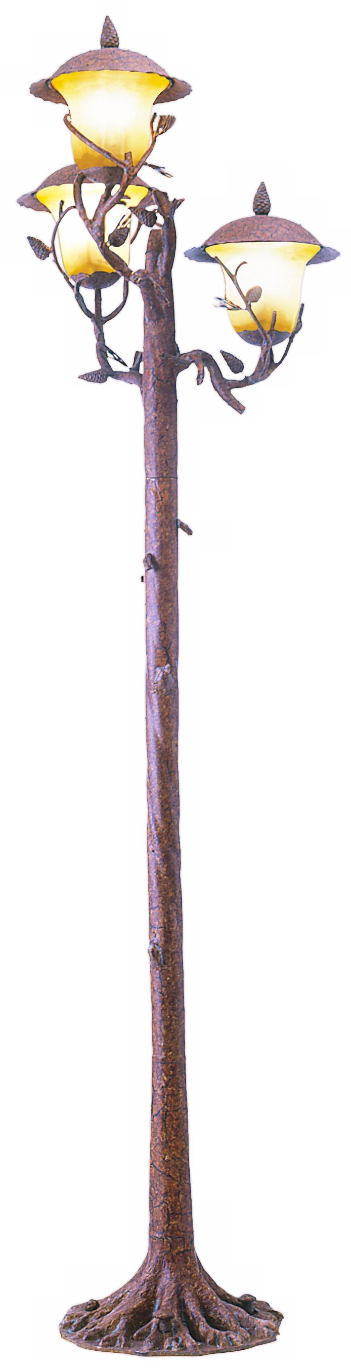 Ponderosa Collection Three Lamp Street Lantern