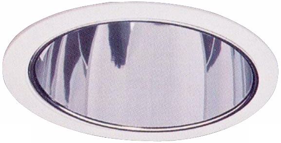 6" Clear Reflector White Recessed Trim by Elco